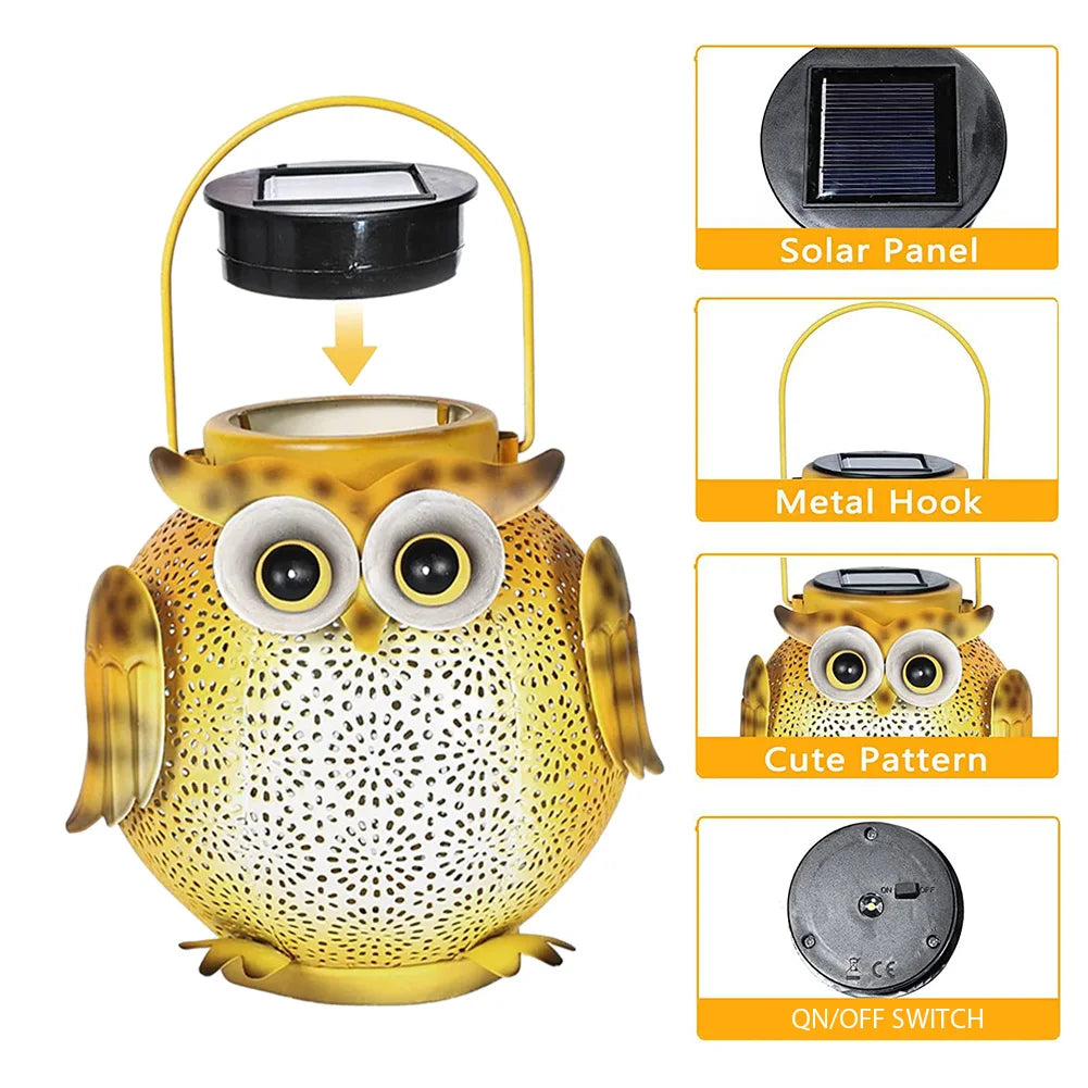 Iron Art Solar Powered Decorative Light
