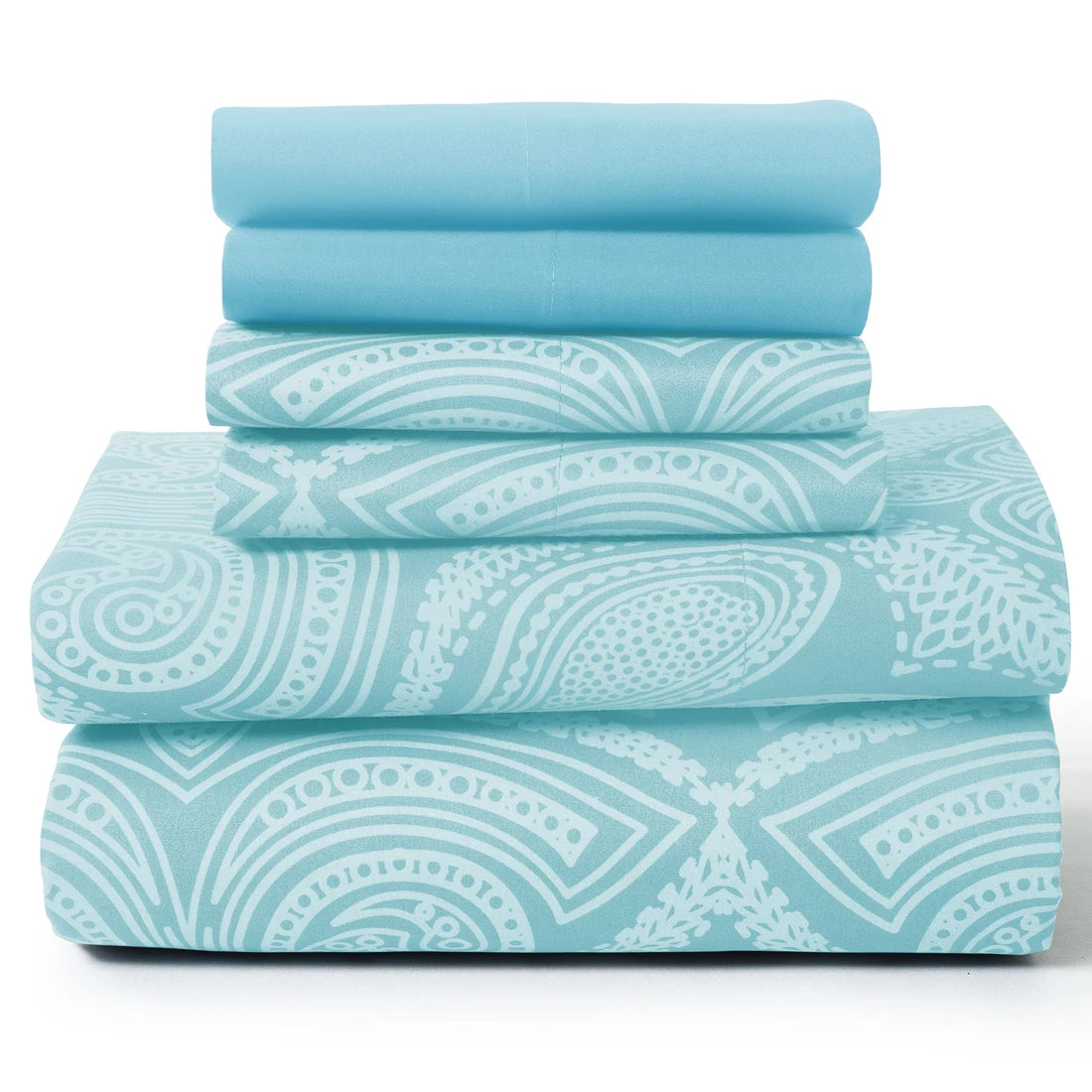 6Pc Paisley Sheet Set – Soft Microfiber