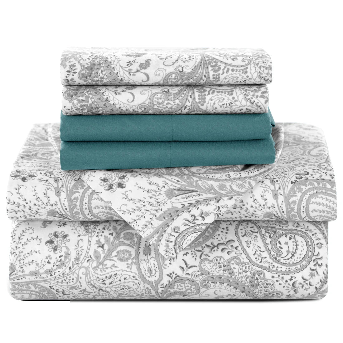 6Pc Paisley Sheet Set – Soft Microfiber