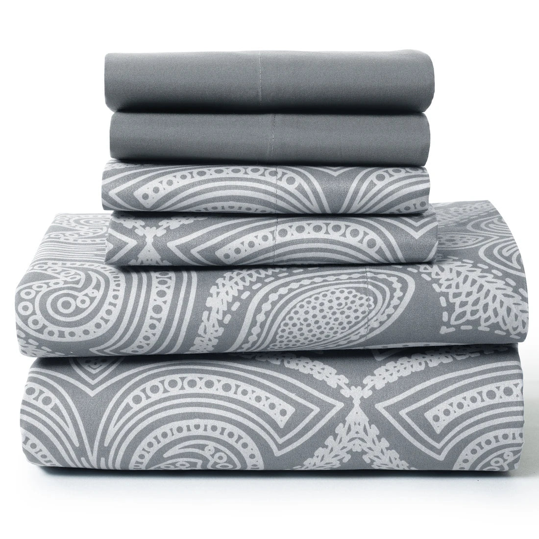 6Pc Paisley Sheet Set – Soft Microfiber