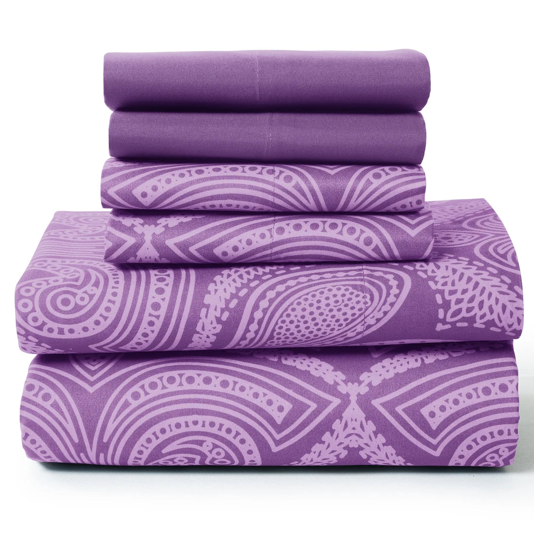 6Pc Paisley Sheet Set – Soft Microfiber
