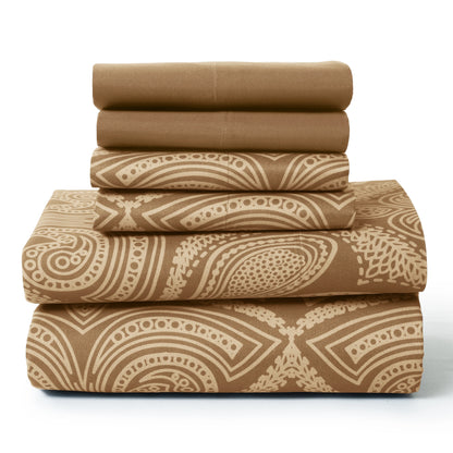 6Pc Paisley Sheet Set – Soft Microfiber