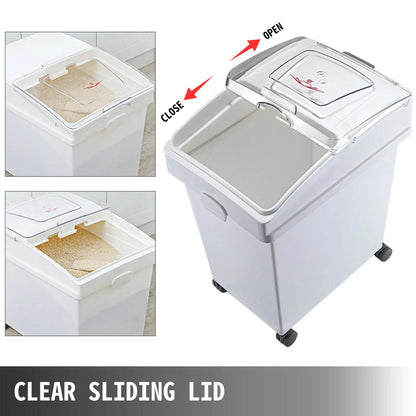 25L Dry Ingredient Storage Bin with Scoop