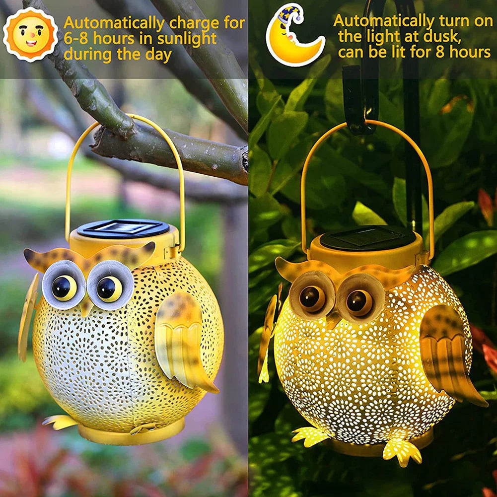 Iron Art  Solar Powered Decorative Light