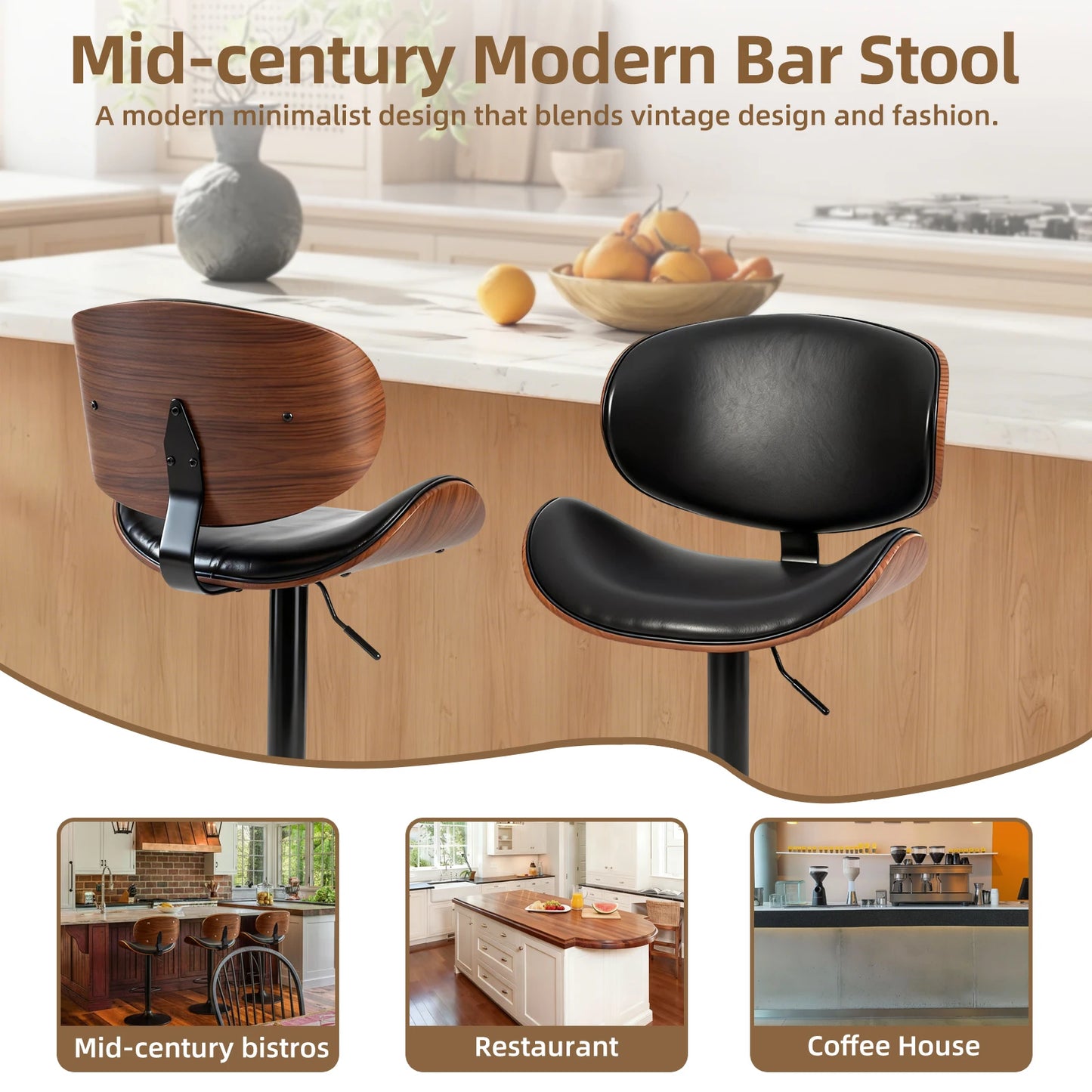 Adjustable  Counter Height  Computer Swivel Chair