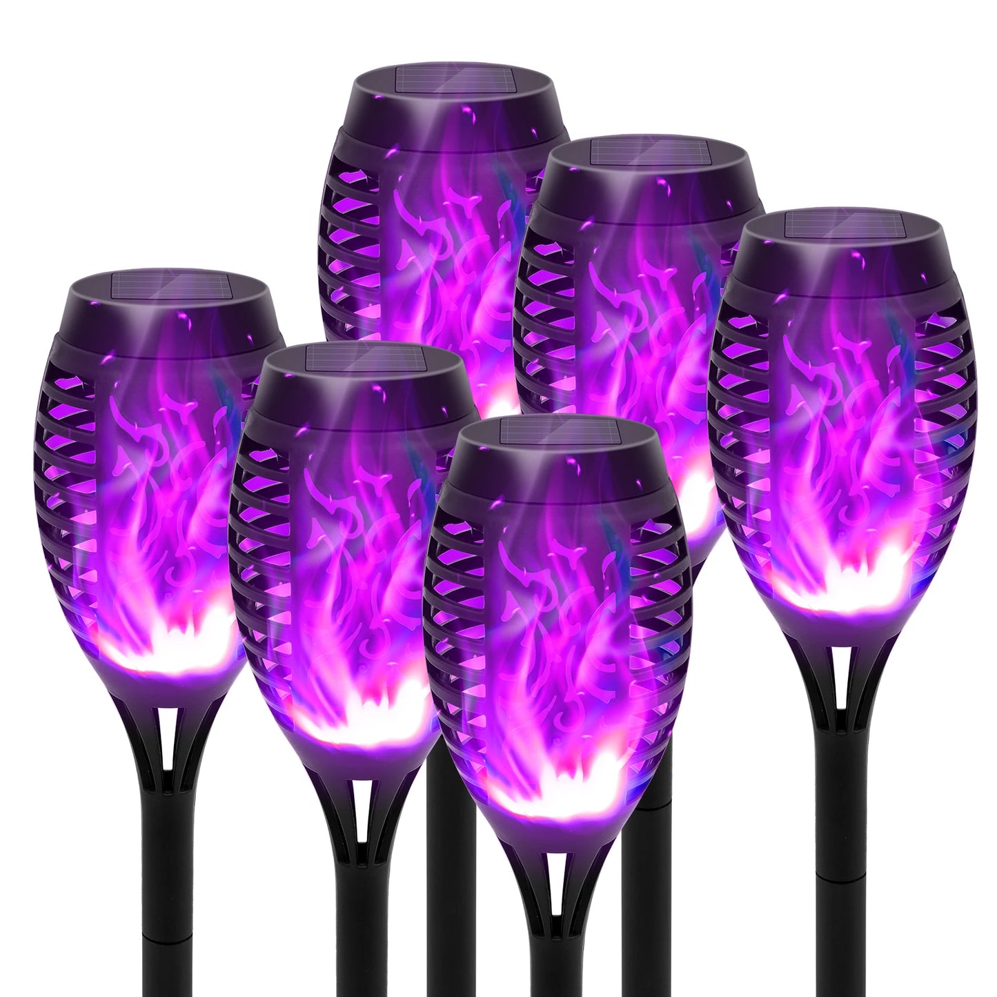 Green Solar Flickering Flame  Water Proof Lawn Lights