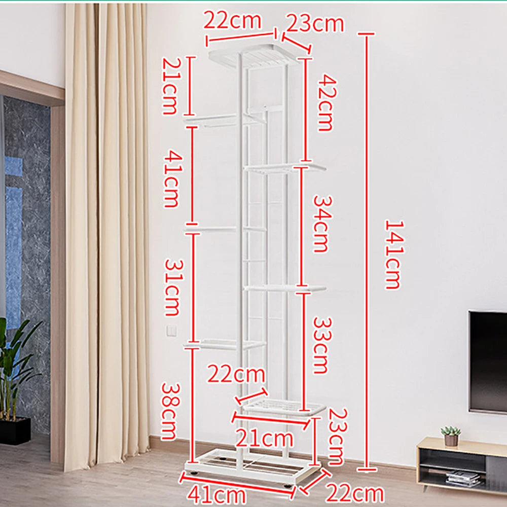 Metal 7/8shelves for Potted plants