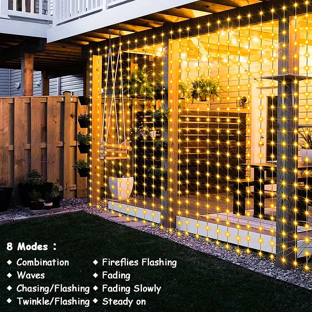 300Leds Solar Fairy Garland String Lights