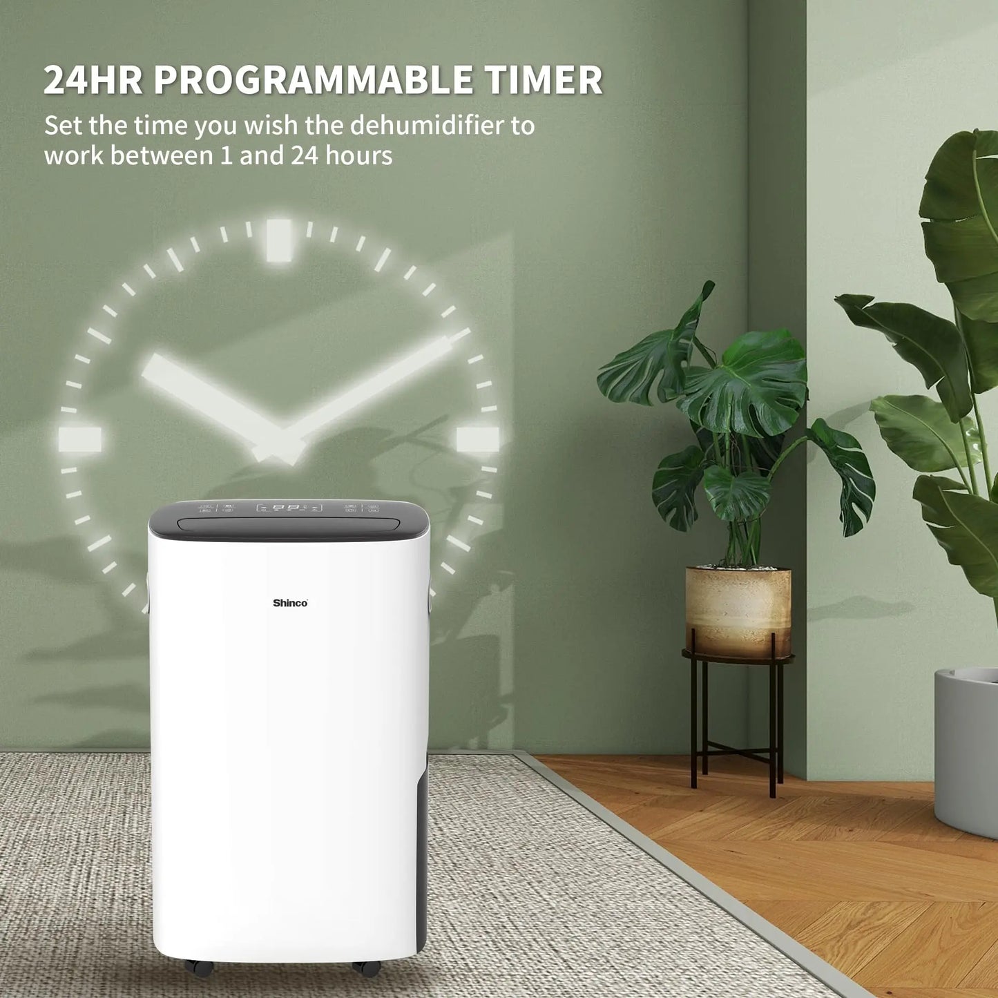 86 Pints Dehumidifier for Home and Basements, 5000 Sq.Ft