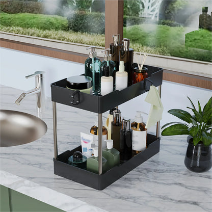 3PCS Under Sink organizer For bathroom or Kitchen
