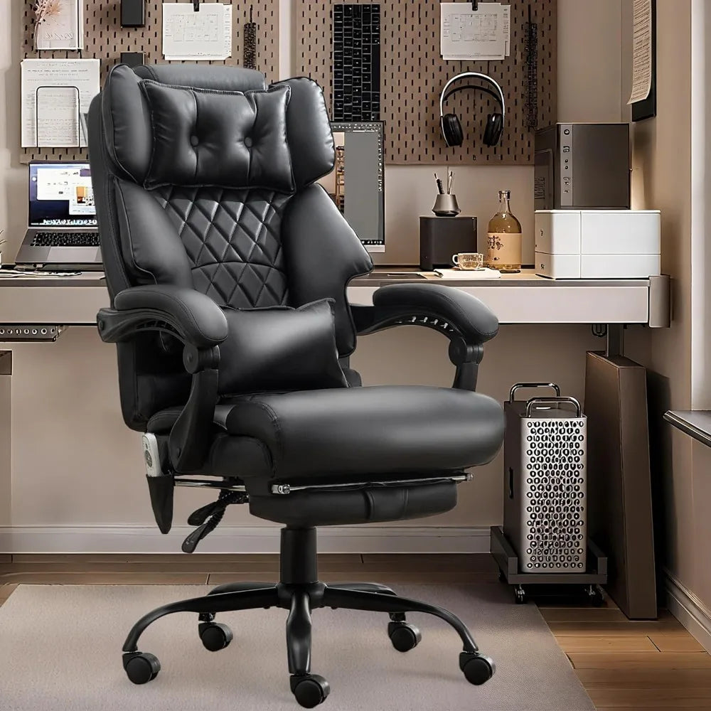 Massage  Chair with Foot Rest,  Vibration & Heat Therapy