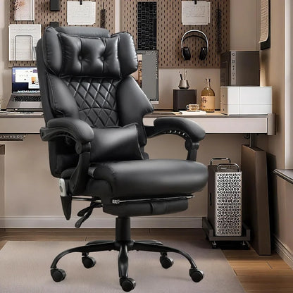 Massage  Chair with Foot Rest,  Vibration & Heat Therapy