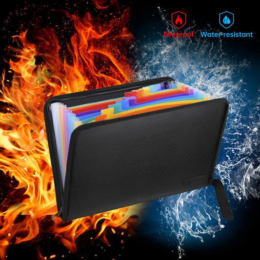 Fireproof Waterproof Folder Contract Data Organizer