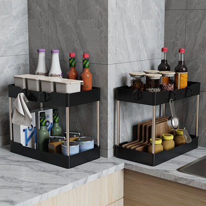3PCS Under Sink organizer For bathroom or Kitchen