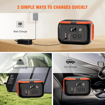 AC Outlets Solar Generator Storage Energy Power Bank