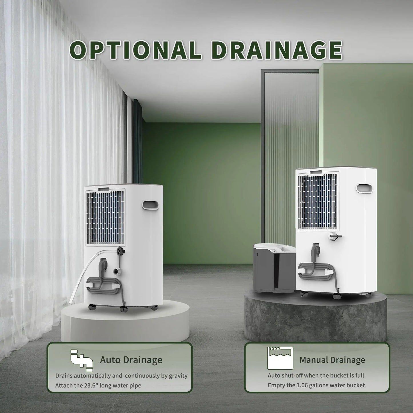 86 Pints Dehumidifier for Home and Basements, 5000 Sq.Ft