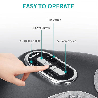 Heat therapy, Air compression Electric Foot Massager
