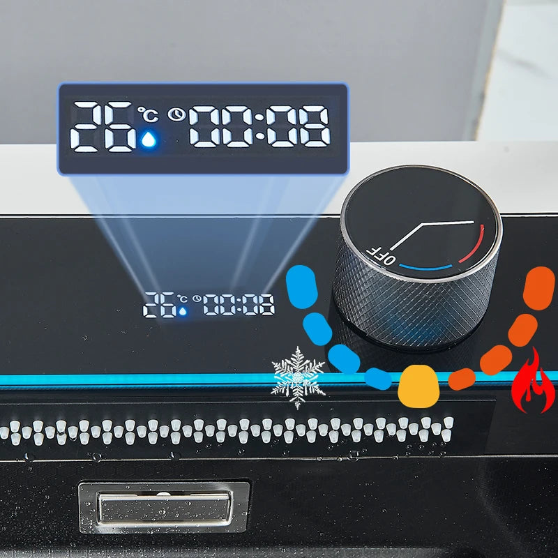 Stainless Steel Kitchen Sink with  Digital Faucet Display