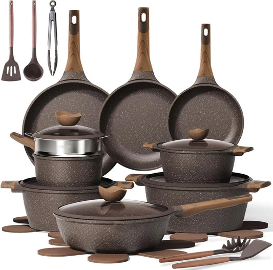 26PCS, Non Stick Cookware Set