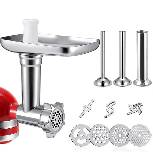 Stainless Steel  Meat Grinder  With Attachments
