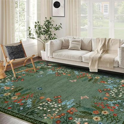 Floral Area Rug for Bedroom, Livingroom, Or Den