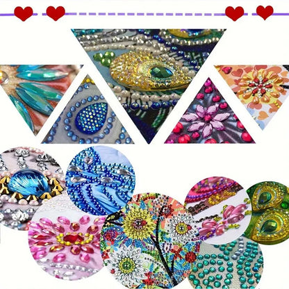 DIY Art Butterfly Crystal Diamond Clock