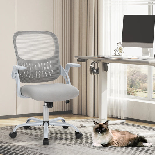 Ergonomic Mesh Backrest  Desk Chair Adjustable Height