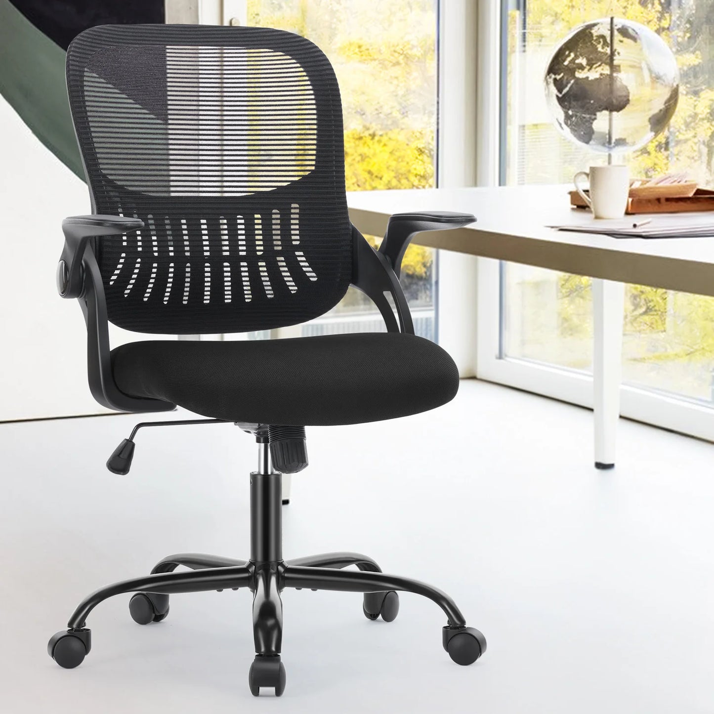 Ergonomic Mesh Backrest  Desk Chair Adjustable Height
