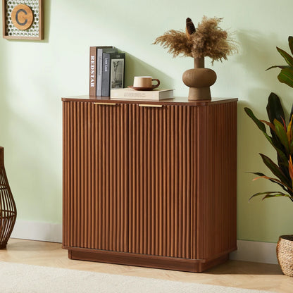 31.5-inch  Walnut Dining Room Cabinet