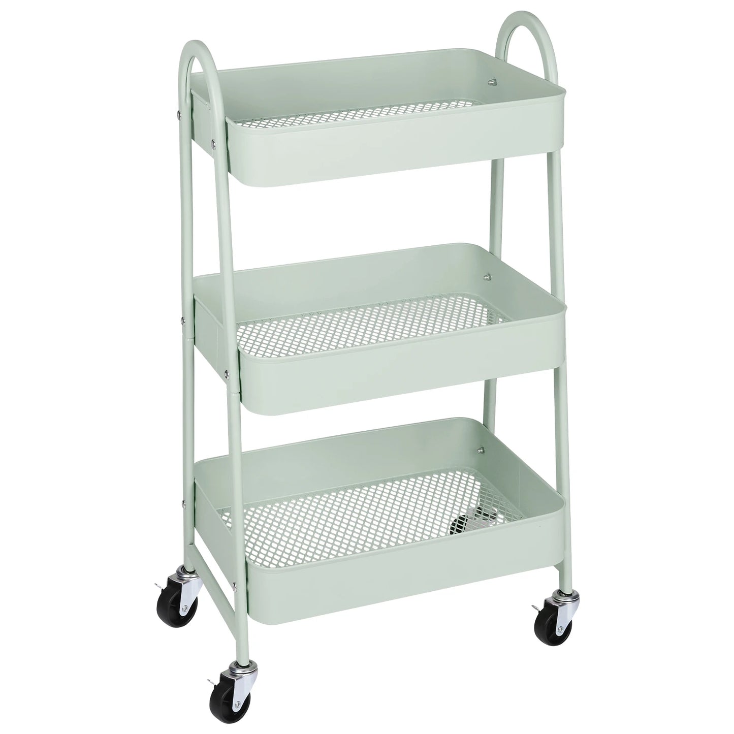 3 Tier Metal Storage Kitchen Cart