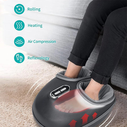Heat therapy, Air compression Electric Foot Massager