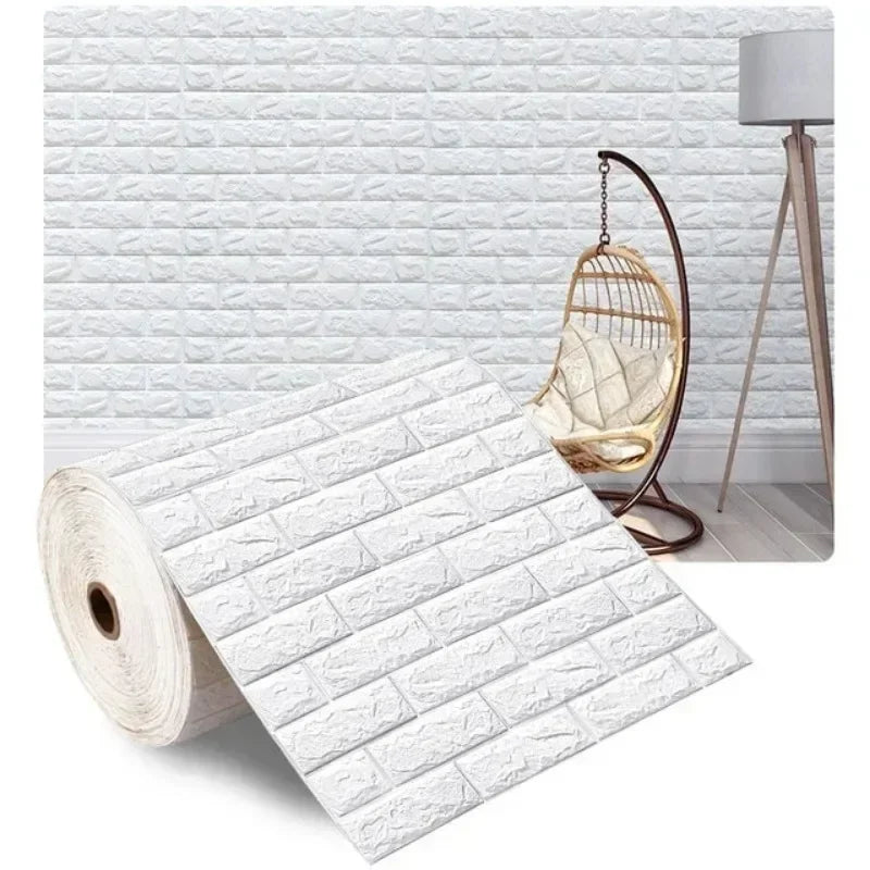 3D Self-Adhesive  Wallpaper Waterproof Imitation Brick Wall