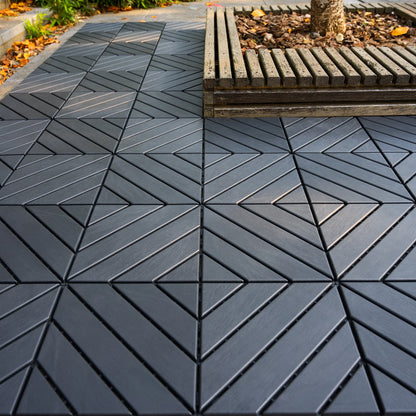 Plastic Interlocking Square Waterproof Deck Tiles