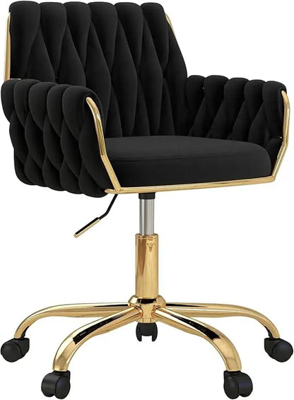 Velvet  Swivel Chair For Home,  Office, Or Bedroom