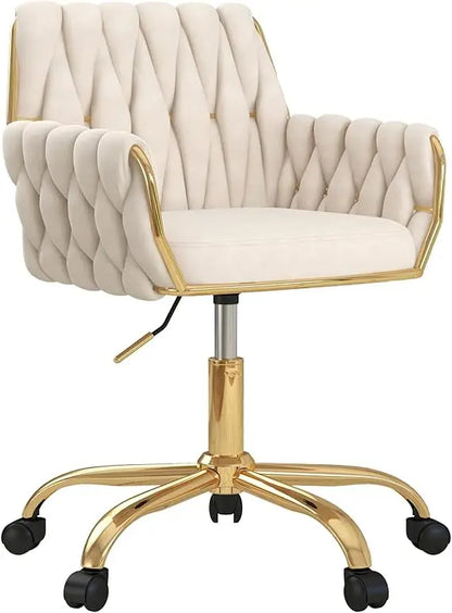 Velvet  Swivel Chair For Home,  Office, Or Bedroom