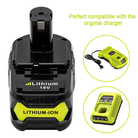18V10Ah Replacement Battery  RyobiONE+  18V Lithium-lonBattery P102 P104 P105 P106 P108 P107