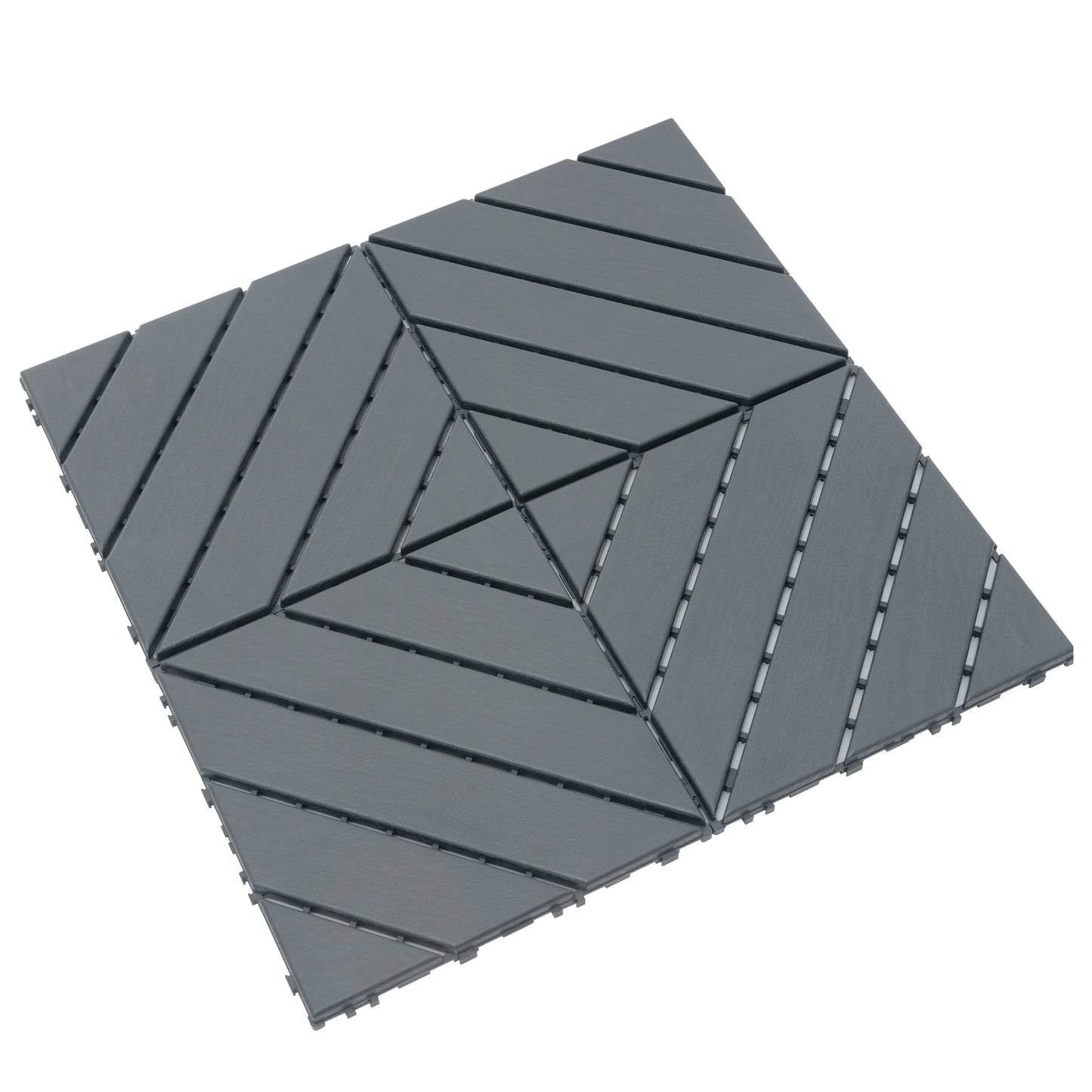 Plastic Interlocking Square Waterproof Deck Tiles