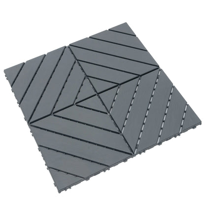 Plastic Interlocking Square Waterproof Deck Tiles