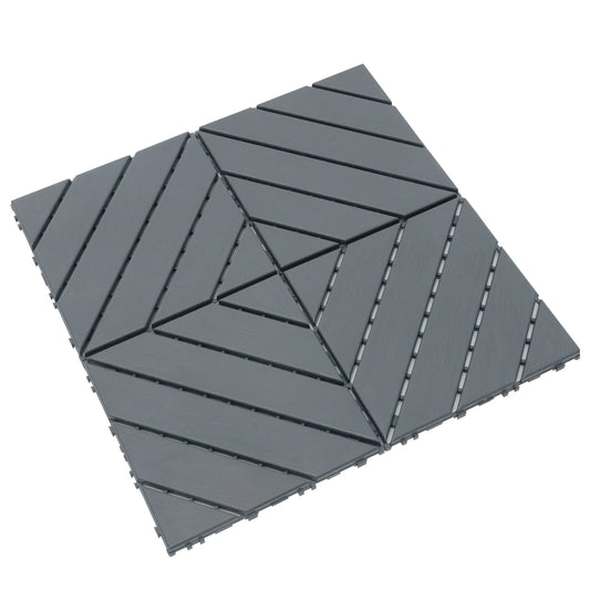 Plastic Interlocking Square Waterproof Deck Tiles