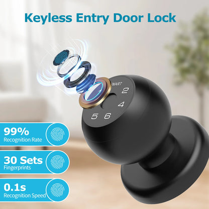 Smart Lock  Fingerprint   Lock App Passcode Unlock Electronic