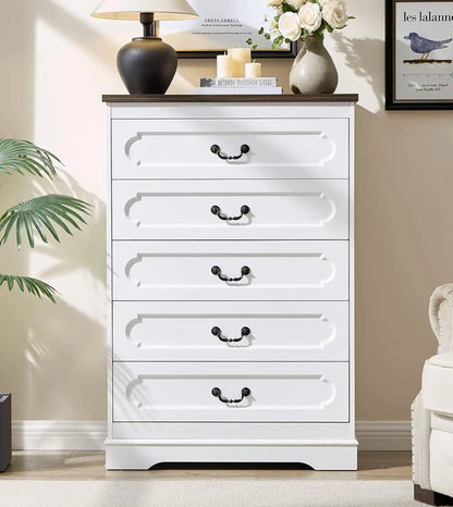 Cherry Wood Chest  with  6 wide drawers