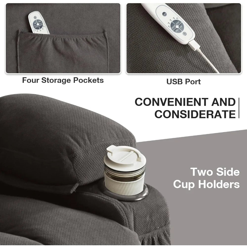 power lift recliner With Vibration Massage& Heat