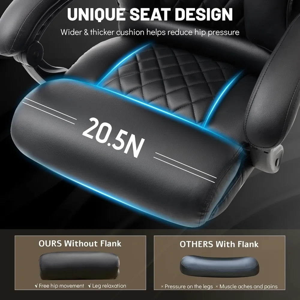 Massage  Chair with Foot Rest,  Vibration & Heat Therapy