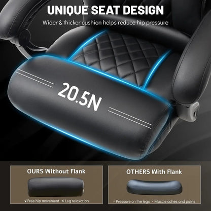 Massage  Chair with Foot Rest,  Vibration & Heat Therapy