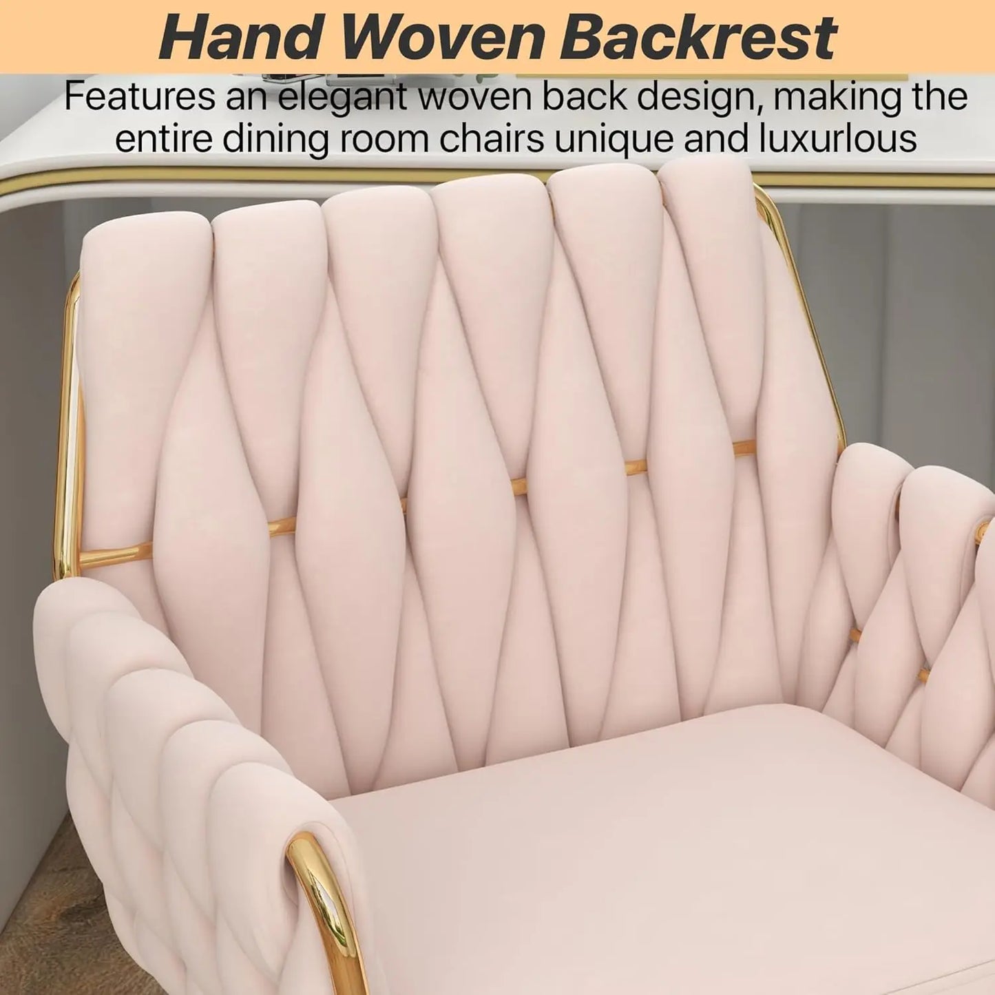 Velvet  Swivel Chair For Home,  Office, Or Bedroom