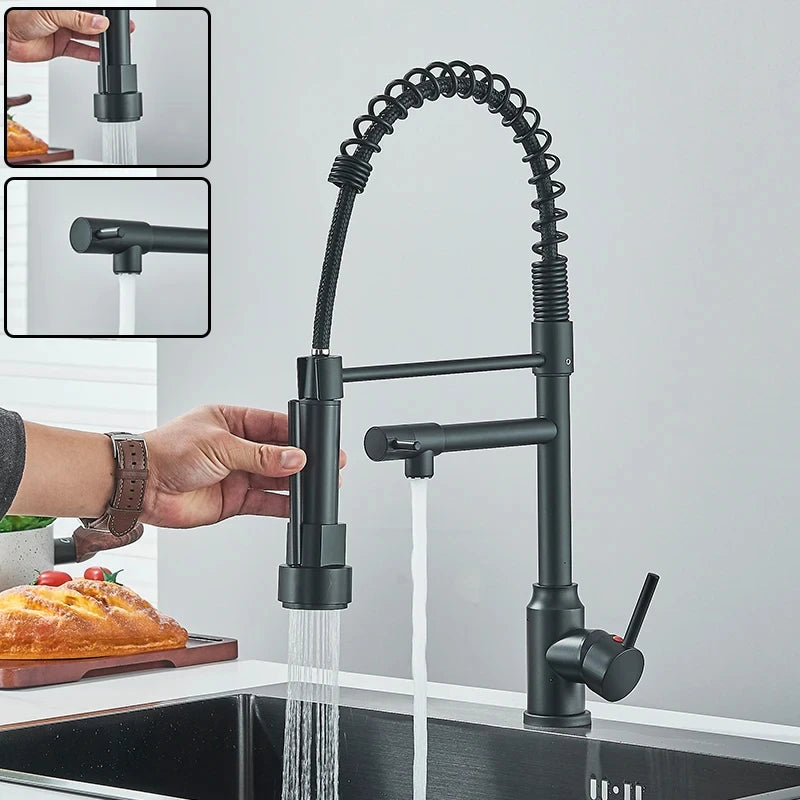 Kitchen Sink Water Faucet  Hot & Cold Water Mixer