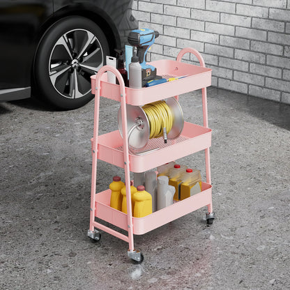3 Tier Metal Storage Kitchen Cart