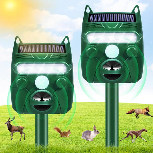 Solar Animal Repellent With Motion Sensor