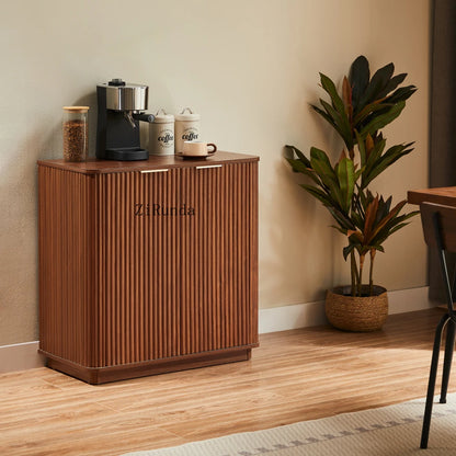 31.5-inch  Walnut Dining Room Cabinet