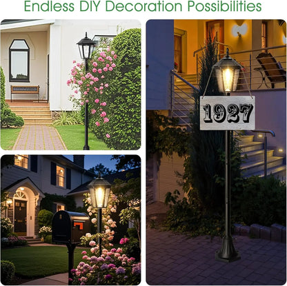 66" Solar Lamp Post Light Waterproof
